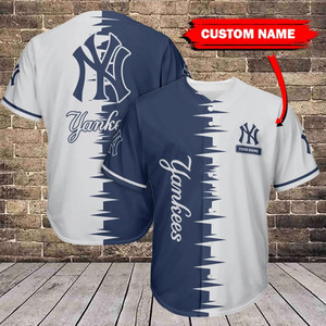 Camiseta de Béisbol Personalizada con Diseño de Bandera, 100% Algodón, Azul Marino, Uniforme Deportivo de Manga Corta para Adultos, Ropa de Equipo - Product Image 3