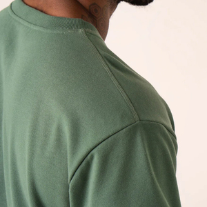 T-shirt décontracté en coton à col rond personnalisé pour hommes, qualité supérieure, style streetwear, prix abordable - Product Image 5