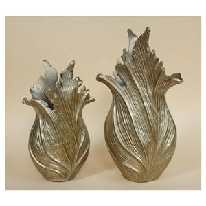 Vases décoratifs modernes en aluminium martelé faits à la main pour salon, table à manger, centre de table, décoration de mariage et de fête - Product Image 5