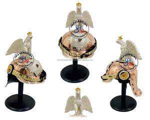 Casco Medieval alemán prusiano, casco de latón y águila de cobre, protector prusiano, Regimiento, águila, decoración - Product Image 1