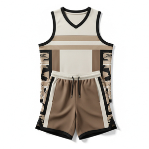 Conjunto de Uniforme de Baloncesto Universitario Personalizado, Jersey y Pantalones Cortos de Baloncesto Transpirables de Alta Elasticidad para Equipos Deportivos Universitarios - Product Image 1