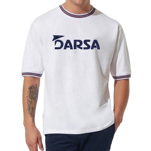 เสื้อยืดที่กําหนดเอง DTG ดิจิตอลคุณภาพสูงพัฟพิมพ์เย็บปักถักร้อยผู้ชายเสื้อยืดคุณภาพสูง O-คอ Tee เสื้อ - Product Image 1
