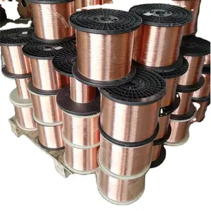 Cabo interno do cabo coaxial do fio ccam, fio de alumínio e magnésio revestido de cobre usado para transmissão de sinal de alta frequência