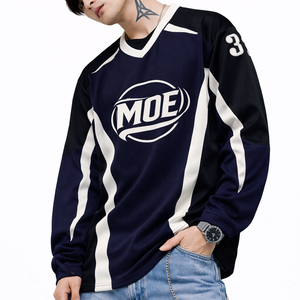 Venta al por Mayor de Camisetas de Fútbol Americano Modernas para Hombre, Manga Larga, Poliéster, Ropa Deportiva para Fanáticos, Personalización con Marca Privada, OEM, Fábrica al por Mayor - Product Image 1