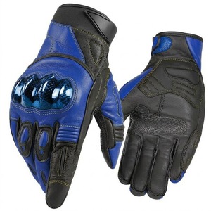Guantes de Cuero para Moto, Perforados y Transpirables, con Pantalla Táctil, Tendencia 2026 en EE. UU. y Europa - Product Image 1