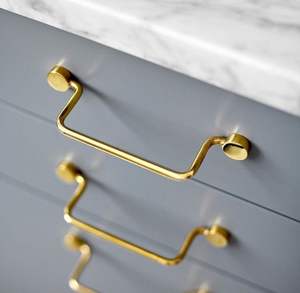 Cabinet <b>Door</b> <b>Handles</b> for Furniture Detachable Metal Brass <b>Gold</b> Pull - Product Image 4