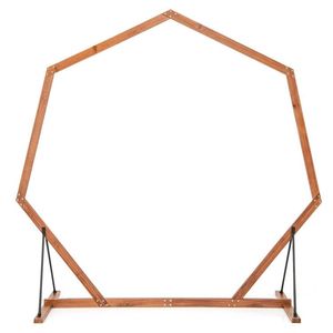 Arche de mariage réglable en bois massif, support de toile de fond pour cérémonie et fête - Product Image 2