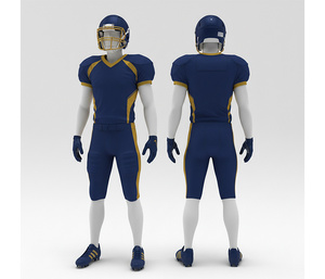Uniforme de Práctica de Fútbol Americano Personalizado, Ropa Deportiva Sublimada, Equipación de Fútbol para Equipos |   Ropa Deportiva Transpirable de Poliéster - Product Image 1