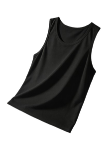 Camiseta sin Mangas para Hombre de Primera Calidad, Ajuste Holgado, Transpirable, de Poliéster/Algodón, Informal - Product Image 5