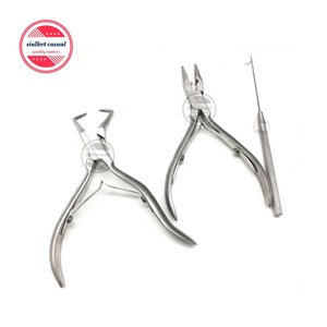 Juego de alicates de extensión de cabello para el cuidado Personal, venta al por mayor, con aguja, para extensión de cabello con logotipo privado, estilismo de cabello de 5,5 pulgadas - Product Image 2