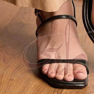 Tacones de Mujer de Alta Calidad, Antideslizantes, con Suela Antideslizante, de Piel Sintética, Color Negro, Diseño de Moda para Toda Temporada - Product Image 5