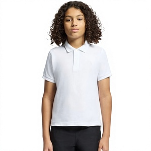 Polo personnalisé pour enfants, manches courtes, en coton, pour garçons et filles, vente en gros de vêtements pour enfants - Product Image 2