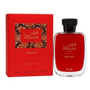 น้ำหอม HAWAS ROUGE 100 มล. โดย Rasasi ของแท้จากดูไบ น้ำหอมอาหรับติดทนนานสำหรับผู้หญิง - Product Image 1