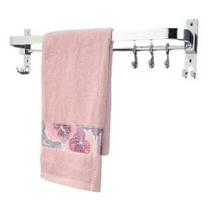 Chrome Finished Bathroom Towel <b>Ring</b> Square <b>Hand</b> Towel <b>Holder</b> Wall Mounted Modern Bathroom Hardware Zinc Alloy Towel Hanger Rack - Product Image 4
