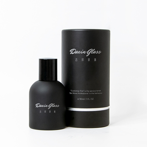 30ml 50ml 100ml Round Empty Luxury Parfum Packaging <strong>Bottle</strong> <strong>Spray</strong> Atomizer Glass <strong>Perfume</strong> <strong>Bottle</strong> with Black Cap - Product Image 1