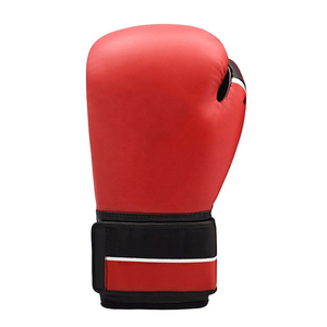 Custom Color Logo PU Leather Boxing Gloves <b>Velcro</b> Wrist <b>Strap</b> Training Mitts Kick Boxing Gloves Fully Customizable OEM Bulk Deal - Product Image 2