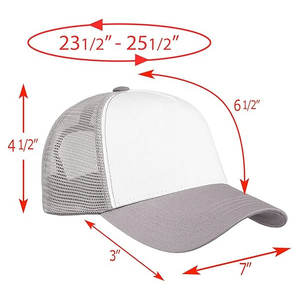 Gorra de malla de esponja al por mayor de fábrica, gorra publicitaria personalizada con logo impreso y bordado, visera de verano, sombrero promocional - Product Image 5