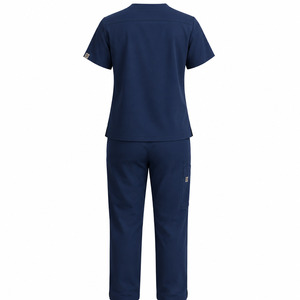 Unisex Matte Medical Uniform Premium Woven Jersey <b>Scrub</b> <b>Sets</b> for Nurses and Muslim Hospitals Runners - Product Image 2