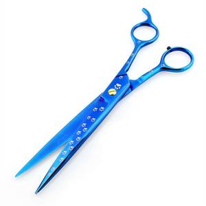 Ciseaux de coiffure professionnels en acier inoxydable 440C, lame tranchante, manche long, pour droitiers, ciseaux de coupe de cheveux - Product Image 3