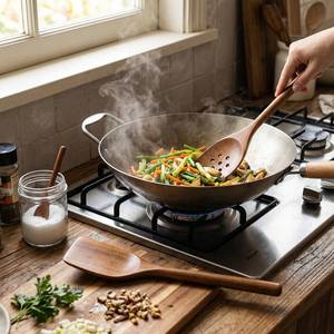 Juego de Utensilios de Cocina de Bambú de 6 Piezas de Calidad Premium, Antiadherentes, para Café, OEM, ODM, Regalos para Cocinar, Cucharas - Product Image 5