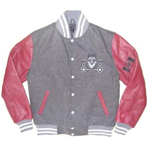 Blouson universitaire réversible en laine de baseball personnalisé, style Letterman, respirant, avec logo brodé fini, qualité supérieure - Product Image 1