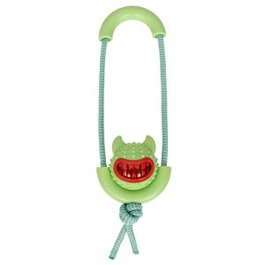 Lanciatore di Snack in Juta Naturale con Guinzaglio, Giocattolo Interattivo e di Movimento per Cani con Suono e Gomma Antiscivolo - Product Image 2