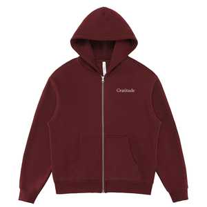 Sweat à capuche personnalisé vintage délavé en mélange de coton épais, doublure à carreaux, réversible, streetwear, pull-over, OEM ODM, marque privée - Product Image 3