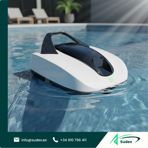 Sudex PC01 <b>Pool</b> Vacuum Cleaner Robot 400 <b>Accessories</b> Cordless Automatic Hoseless 20m Suction Outdoor Swimming <b>Pool</b> Kit - Product Image 1