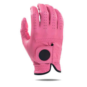 Gants de golf pour hommes de haute qualité, en cuir véritable, respirants, imperméables, antidérapants, à doigts entiers, avec fermeture auto-agrippante et personnalisable. - Product Image 2