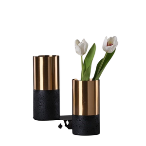 Vase à fleurs en métal de qualité supérieure, finition argentée et dorée, pour la maison, le salon, le bureau, la décoration de table, vases décoratifs floraux - Product Image 4