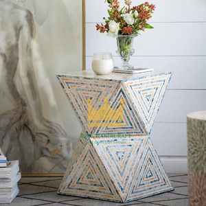 โต๊ะข้างระดับพรีเมี่ยมทำด้วยมือแม่ของไข่มุกเฟอร์นิเจอร์ฝังศิลปะจากเวียดนามราคาไม่แพง - Product Image 1