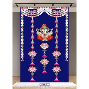 Telón de Fondo de Tela Transpirable Impreso Digitalmente de 5x8 Pies, Personalizado para Bodas, Festivales y Eventos, Vibrante Multicolor para Escenarios - Product Image 1