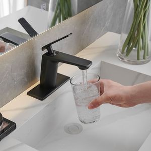 Grifo de Baño Monomando de un Solo Orificio en Negro Mate para Bañera y Ducha - Product Image 5