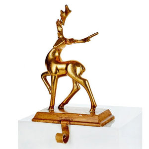 Hot Sale Wood Base Aluminium Top Christmas <b>Stocking</b> <b>Holder</b> For Hanging Decorative Use Xmas <b>Stocking</b> <b>Holder</b> With Silver Tree Top - Product Image 2