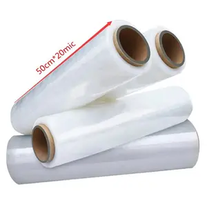 Lldpe Stretch Film Factory Price Cast LLDPE Shrink Wrap Transparent Pallet Stretch Film