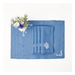 Multi-Purpose Heat Resistant 2mm Waterproof High Quality Luxury Customizable Durable Wedding Party Cotton Blended Linen <b>Buffet</b> - Product Image 5