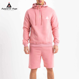 Customized Your Own Logo Men Hoodie Short <b>Set</b> 2 Piece Durable Material Low MOQ OEM Service Cheap Price Men Hoodie Short <b>Set</b> - Product Image 4