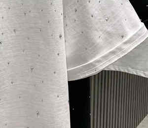 T-shirts surdimensionnés pour hommes fabriqués au Pakistan, style nouveau, avec strass, en polyester/coton, service OEM, vente en gros, personnalisable - Product Image 4