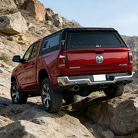Pour DOGE RAM 1500/Laramie : Accessoires de pick-up, couvercle de benne à rouleaux avec mot de passe, couvre-tonneau pour boîte en carton, noir mat