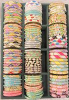 Juego de Brazaletes de Ágata Multicolor de Metal Vintage al por Mayor con Patrón de Mariposa, Joyería India Apilable con Engaste de Bisel, Budismo