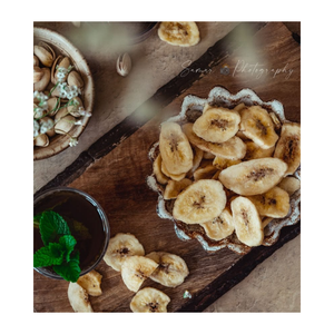 Dried Banana Slices Baked Semi Soft Sweet Fruit <b>Snack</b> Nutritious All Age Ready To Eat Pack - Product Image 3