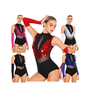 Nuevos uniformes de animadoras con el último diseño para mujer, personalizados con impresión digital, 100% poliéster. - Product Image 4