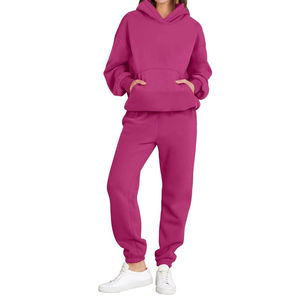 Ensemble de survêtements de sport quatre pièces pour femme, hiver, fitness, yoga, gym, course, taille haute, 100% coton, coupe-vent - Product Image 6