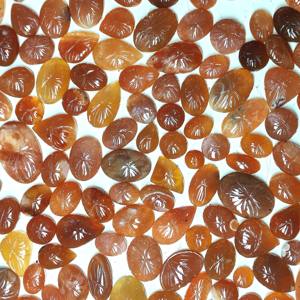 Magnifique 100% naturel fait à la main cornaline sculpture cristal mélange forme pierres précieuses en vrac fabrication de bijoux cornaline pierres précieuses Lot pour - Product Image 5