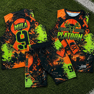 Maillots de football américain personnalisés pour équipes – Tenues de football 7v7, 5v5, 2v2, 7on7 sur mesure – Vêtements de sport à thème Halloween – Nom et numéro d'équipe OEM - Product Image 5