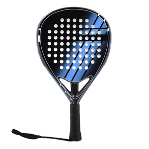 Raquette de paddle Flyingkick Enterprises FK-610 en forme de larme, en cuir, avec surgrip en fibre de carbone, écologique, professionnelle, intermédiaire - Product Image 4