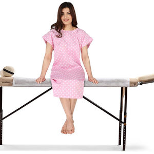 Robes d'hôpital pour femmes, vêtements de patient en coton à manches courtes, uniformes d'hospitalisation, vêtements de nuit, uniformes d'infirmière à manches longues - Product Image 4