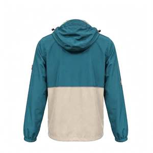 Men Winter <b>Vintage</b> <b>Windbreaker</b> Jacket Premium Lightweight Hooded Waterproof Breathable Eco-Friendly Plain Dyed Outdoor Winter - Product Image 2