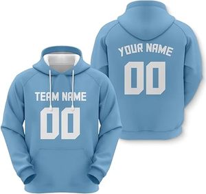 Couleurs personnalisées, vêtements de sport d'hiver imprimés par sublimation, sweats à capuche d'équipe, nom d'équipe personnalisé, numéro, logo, pull unisexe - Product Image 2