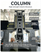Centre d'usinage CNC à portique XH2016 personnalisable, grande machine de fraisage CNC à portique robuste pour le traitement des métaux
